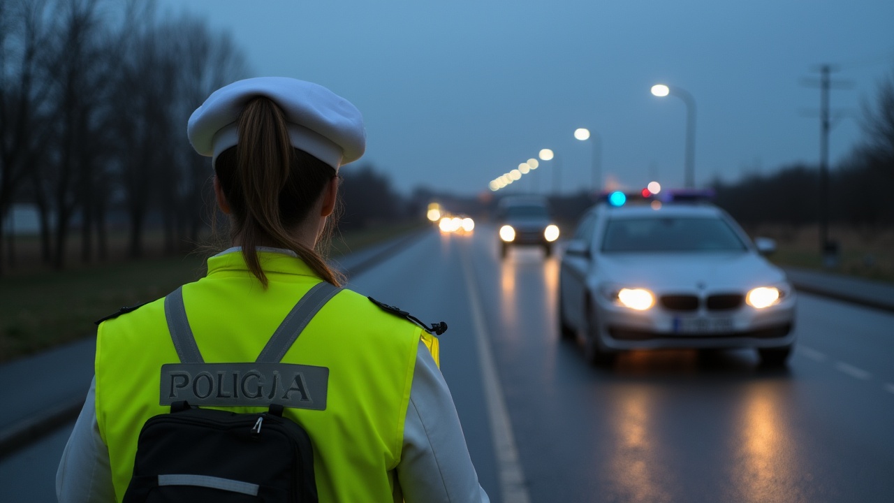 BMW zatrzymane w Rumi. Za kierownicą poszukiwany 33-latek po alkoholu