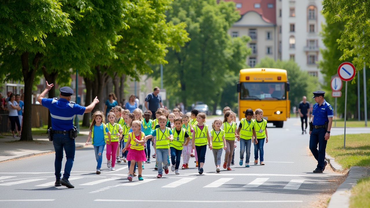 Blisko 100 przedszkolaków w Rumi uczyło się zasad na drodze