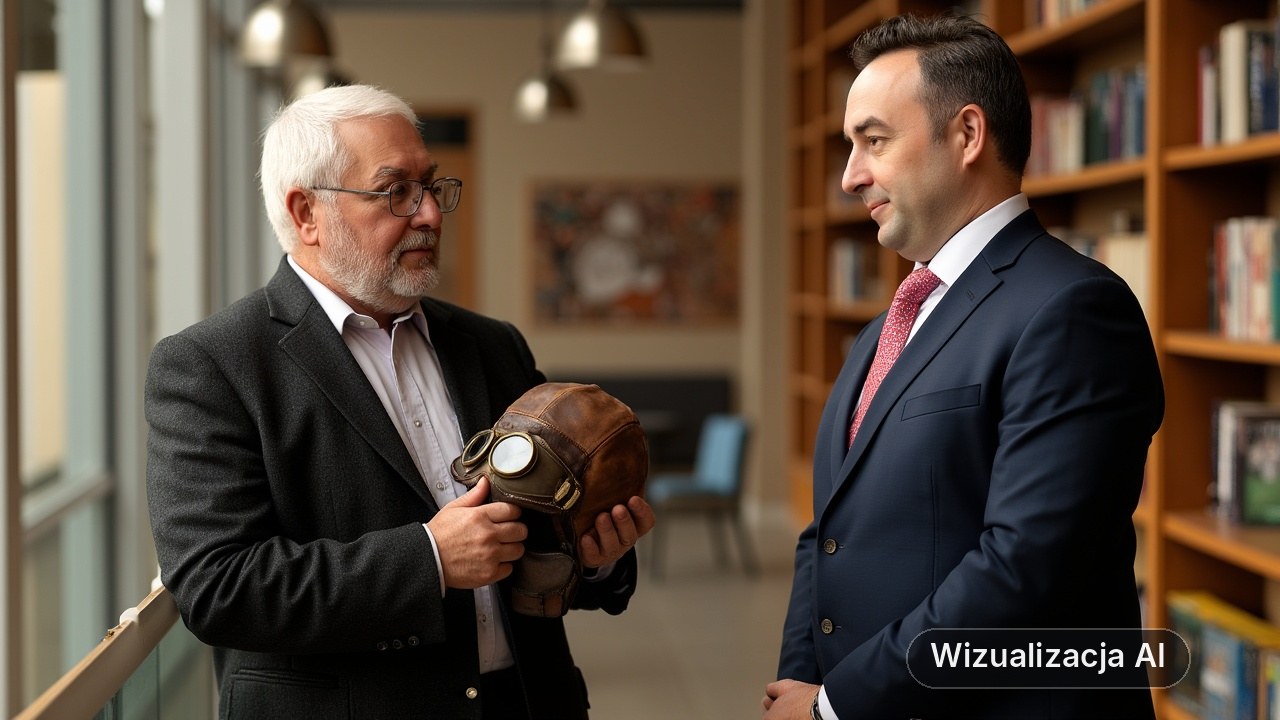 Rumia uhonoruje lotników z przeszłości (wizualizacja AI)