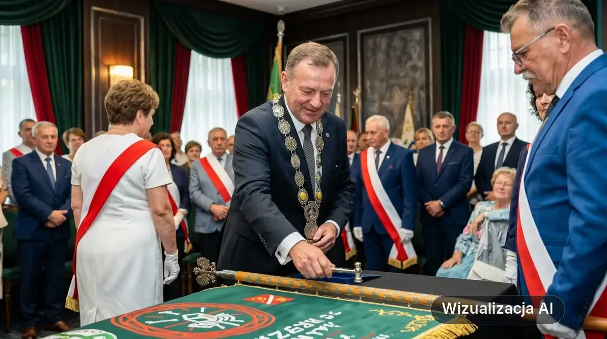 40 lat Cechu w Rumi. Ponad 60 firm i 1400 uczniów (wizualizacja AI)