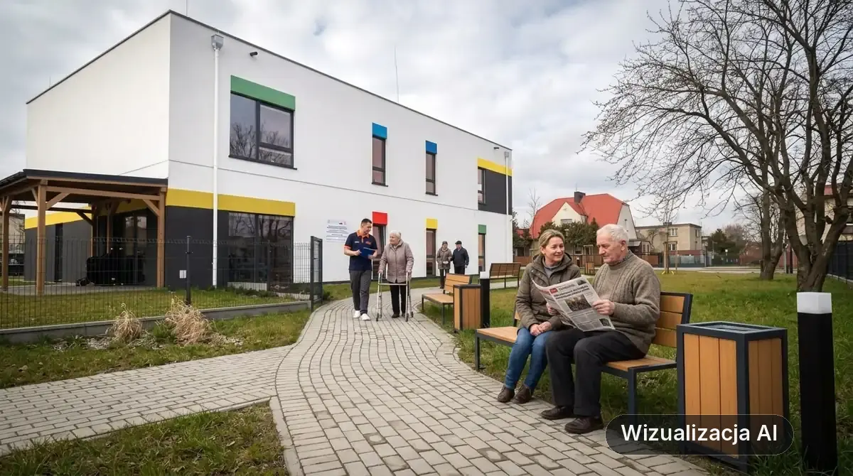 Trwa nabór do Centrum Opiekuńczo-Mieszkalnego w Rumi (wizualizacja AI)