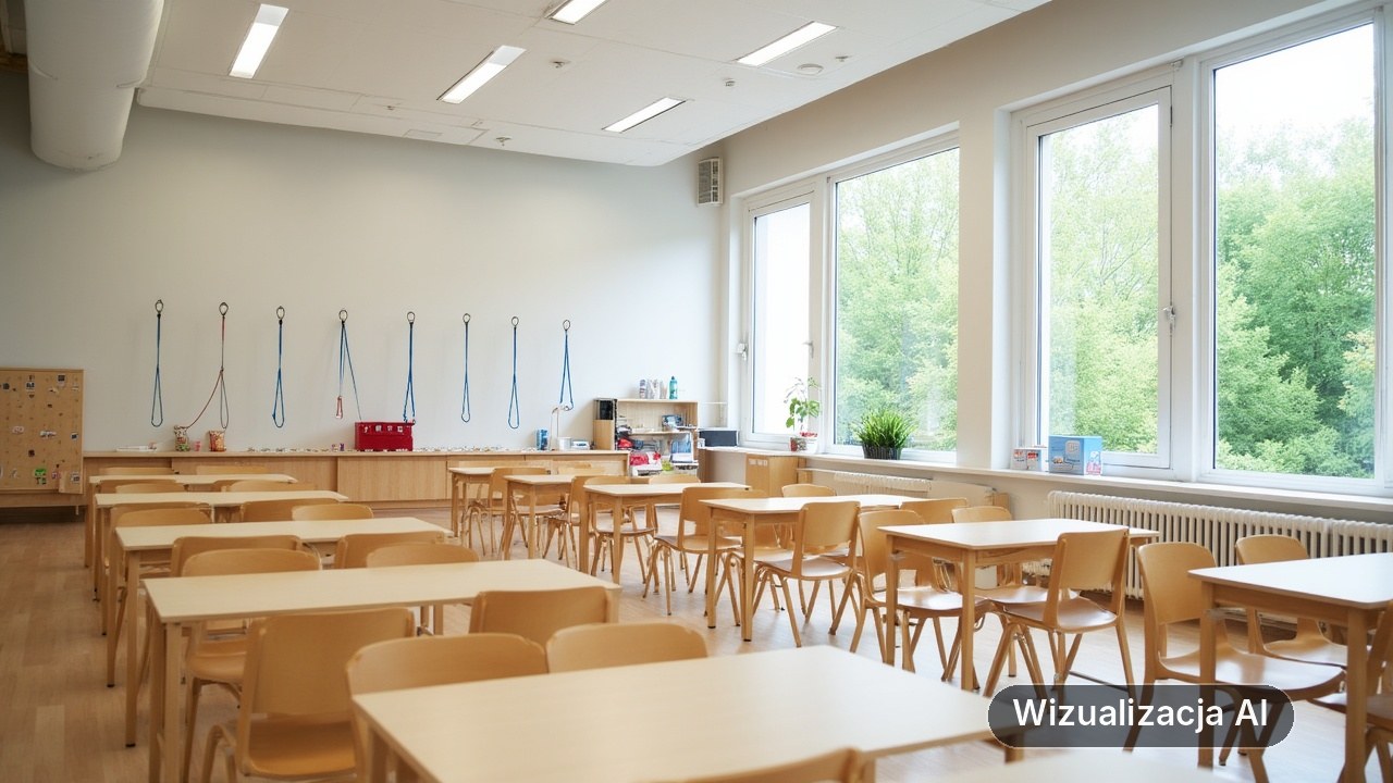 Specjalna placówka edukacyjna już działa (wizualizacja AI)