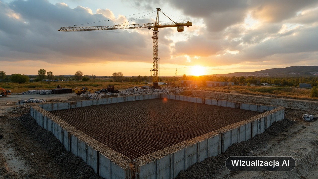 Początki osiedla w Rumi Janowie (wizualizacja AI)