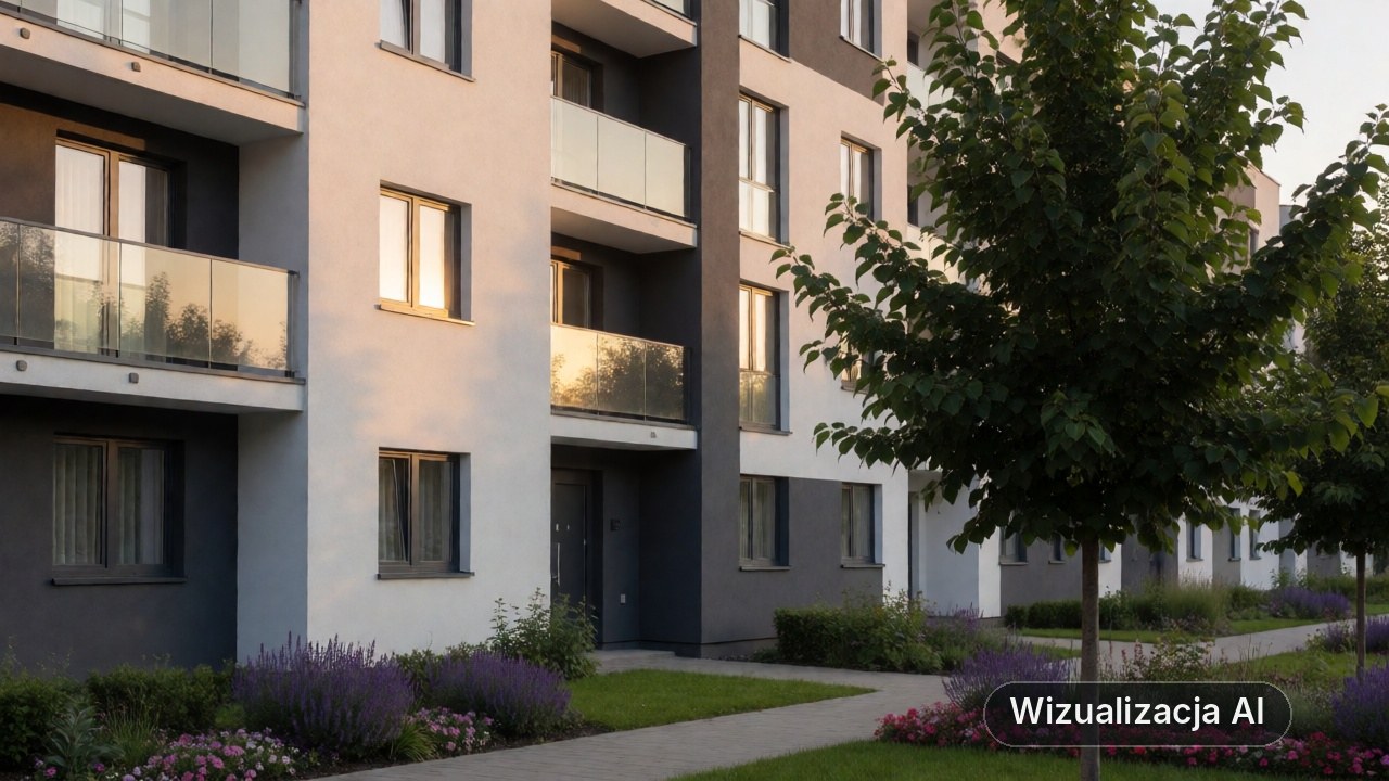 Promocyjne ceny mieszkań przy ul. Sobieskiego (wizualizacja AI)